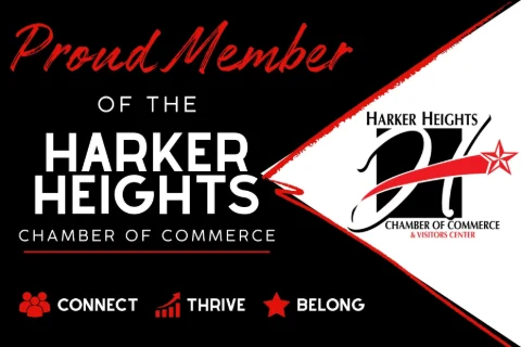 Proud Member of the Harker Heights Chamber of Commerce badge for MEP Electric